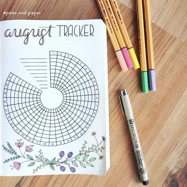 Трекер привычек для распечатки