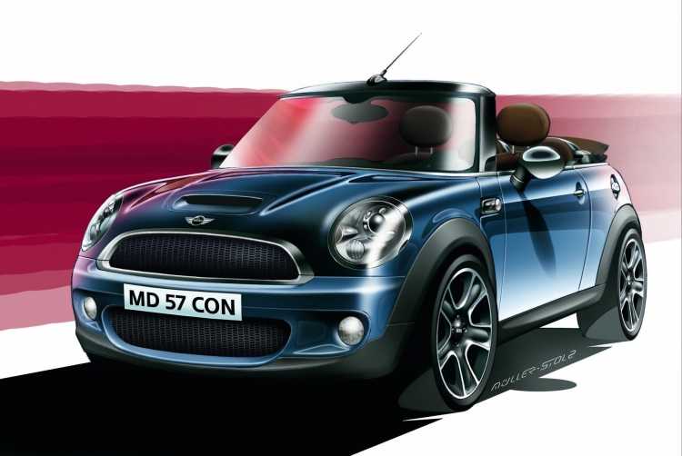 Mini Cooper силуэт