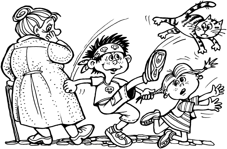 Раскраска добрые дела