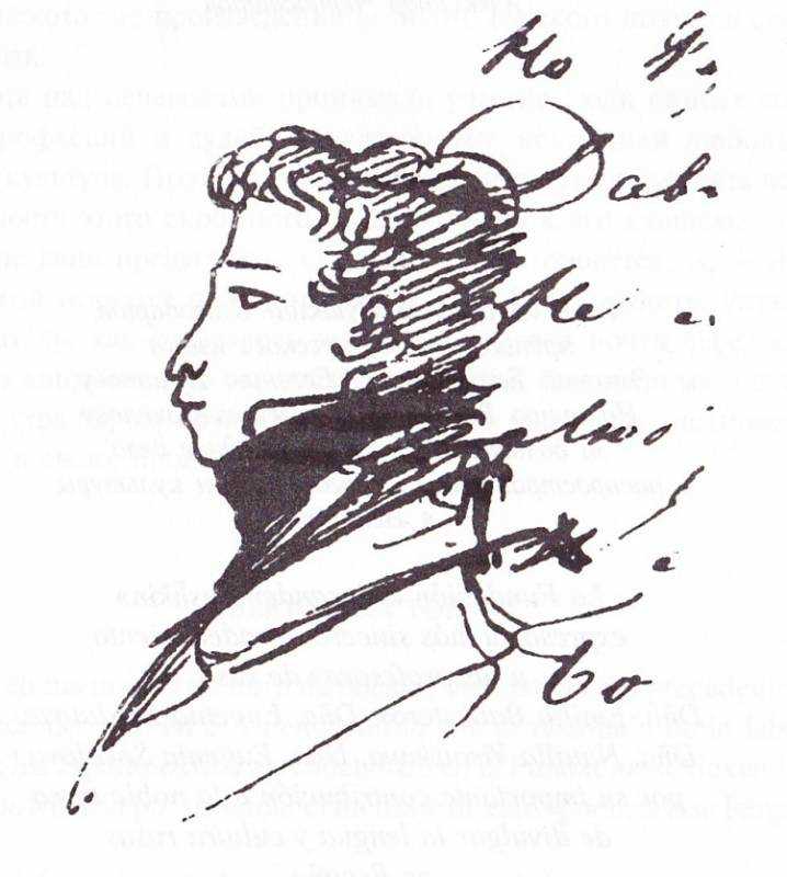 Пушкин анфас