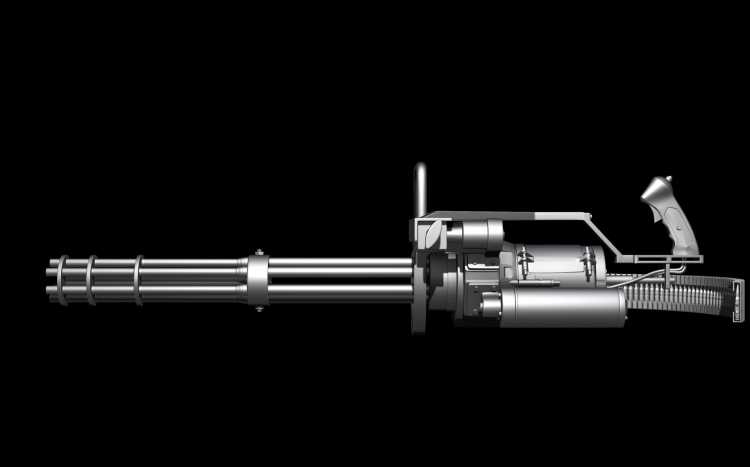 M134 Minigun скорострельность