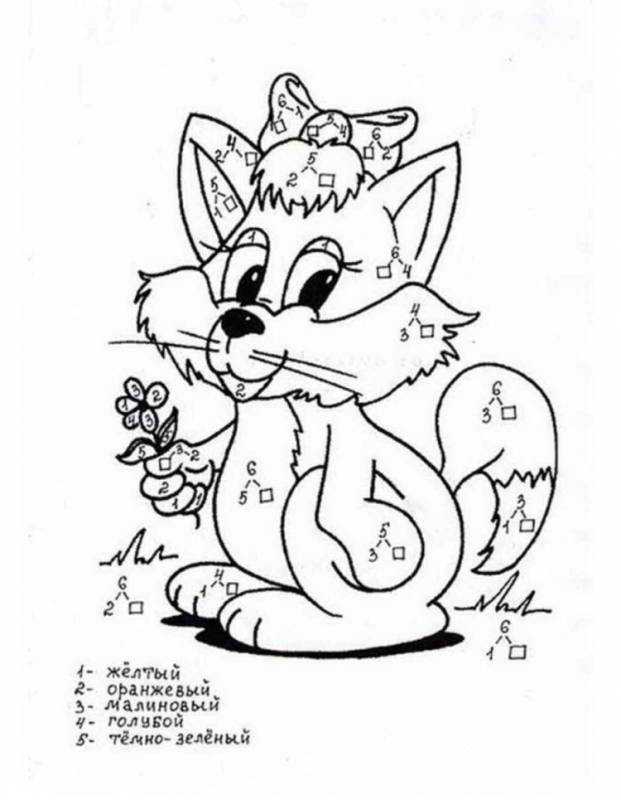 Рисунки с примерами для раскрашивания