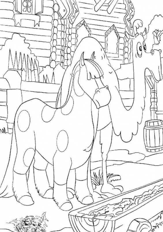 Разукрашки спирит душа прерий