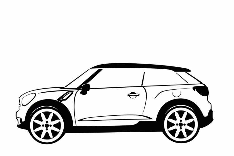Mini Cooper Style вектор