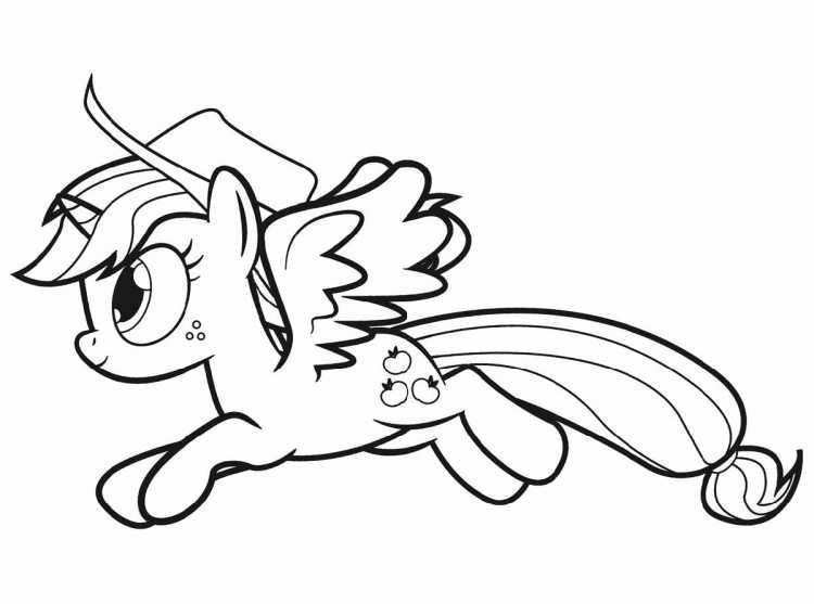 Принцесса эпл Джек раскраска