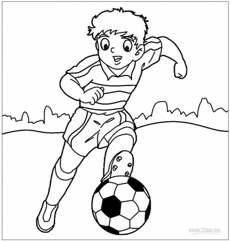 Раскраска футбол