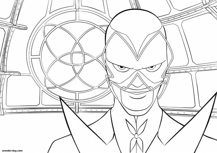 Бражник леди баг разукрашка