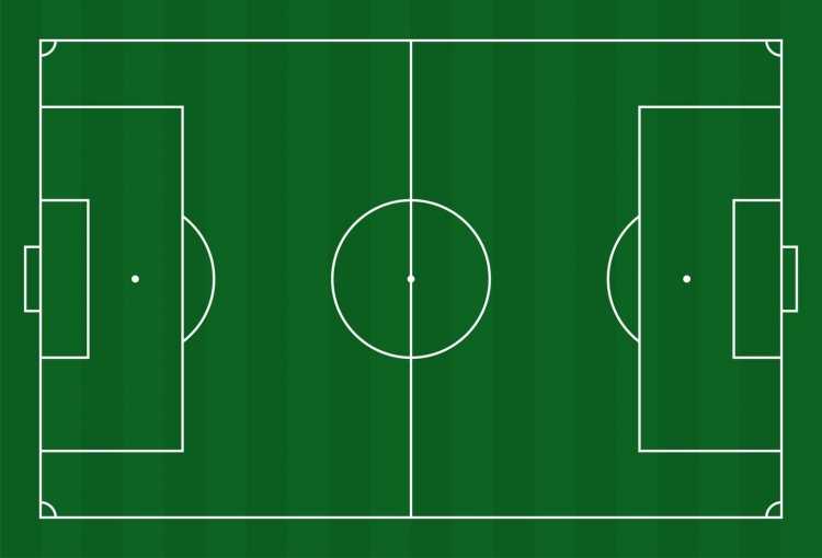 Футбольное поле эскиз