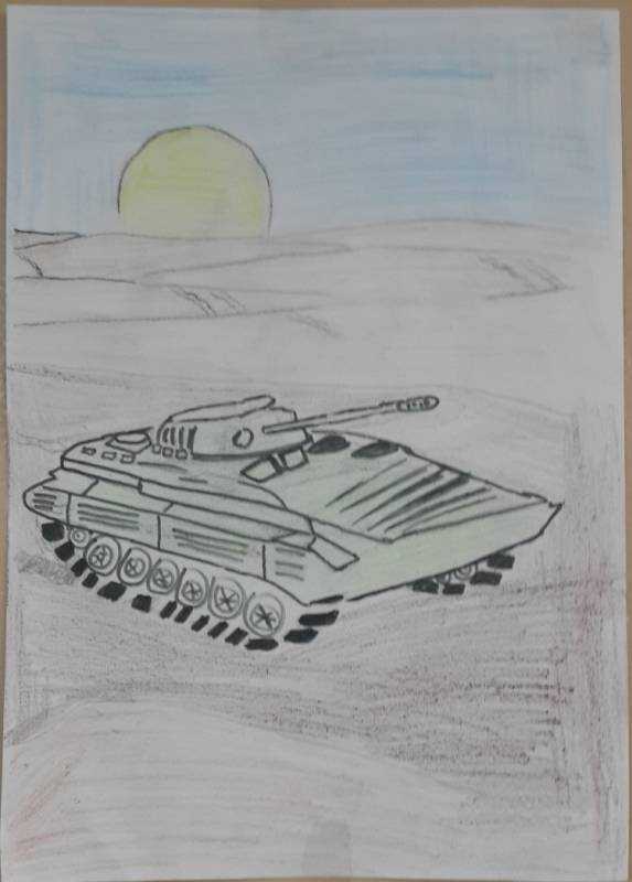 Рисунок на тему Сталинградская битва