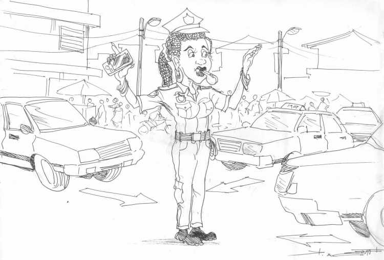 Раскраска Полицейская машина