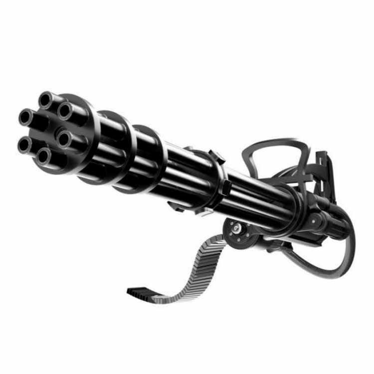 M134 Minigun Калибр на белом фоне