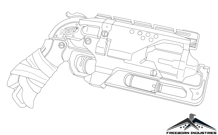 Раскраски нёрф зомби страйк