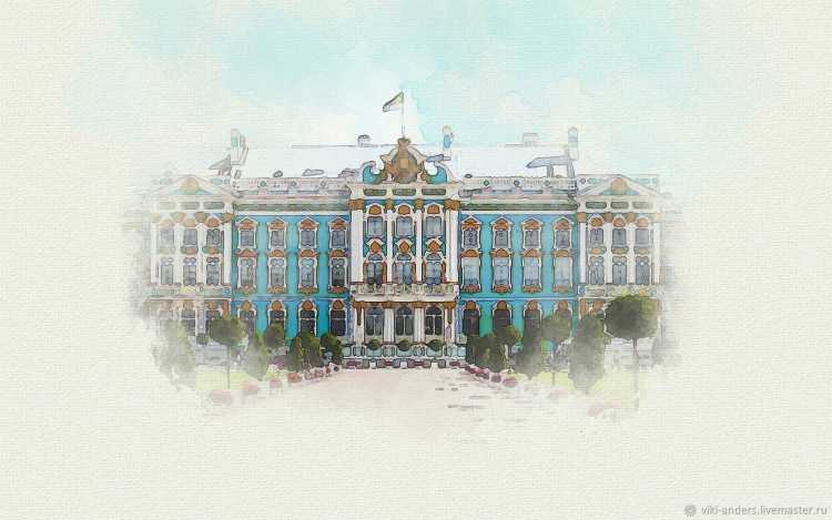 Эрмитаж вектор Питер