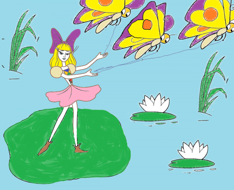 Раскраски для девочек феи