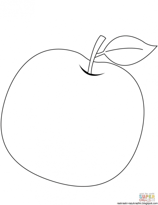 Outline Art фрукты