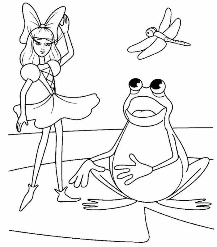 Раскраска "цветочные феи"