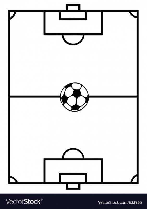 Рисовать футбольное поле