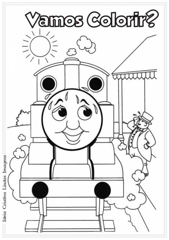 Раскраска Томас и его друзья Кейтлин