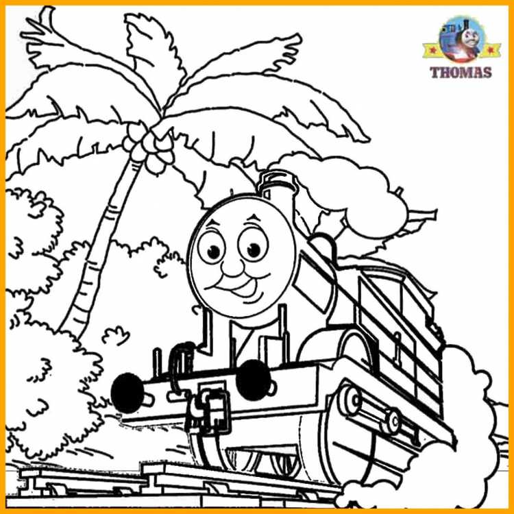 Томас и его друзья. Раскраска
