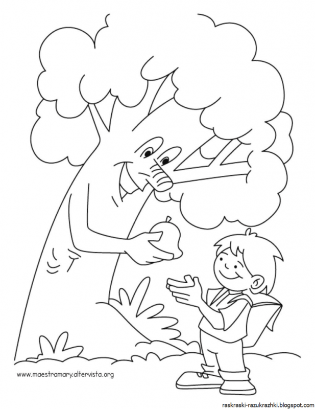 Экология раскраска