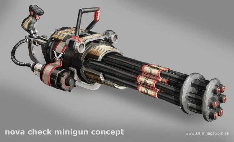 Бластер Миниган XRAY