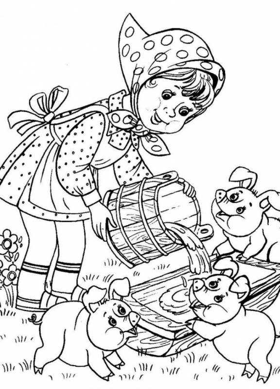 Раскраска доброта для детей