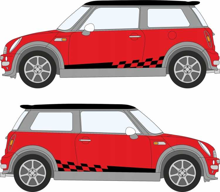 Принт мини Купер