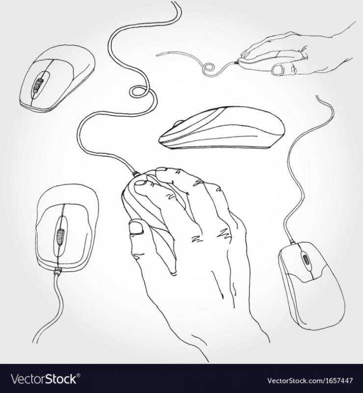 Наклейка на мышку компьютерную