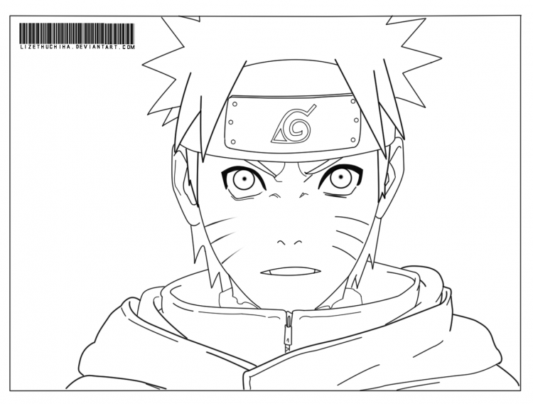 Раскраска Наруто