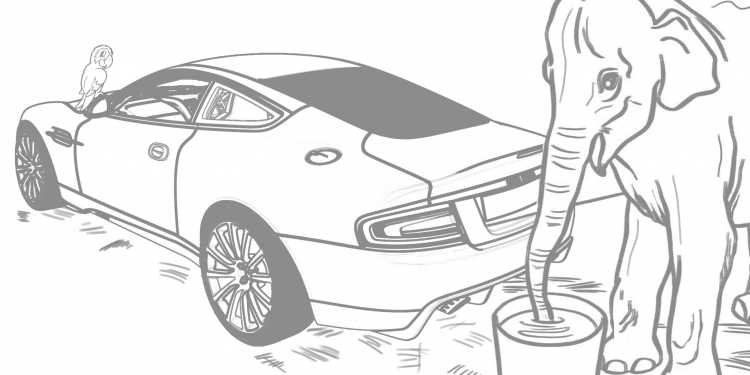 Раскраска Астон Мартин ДБС