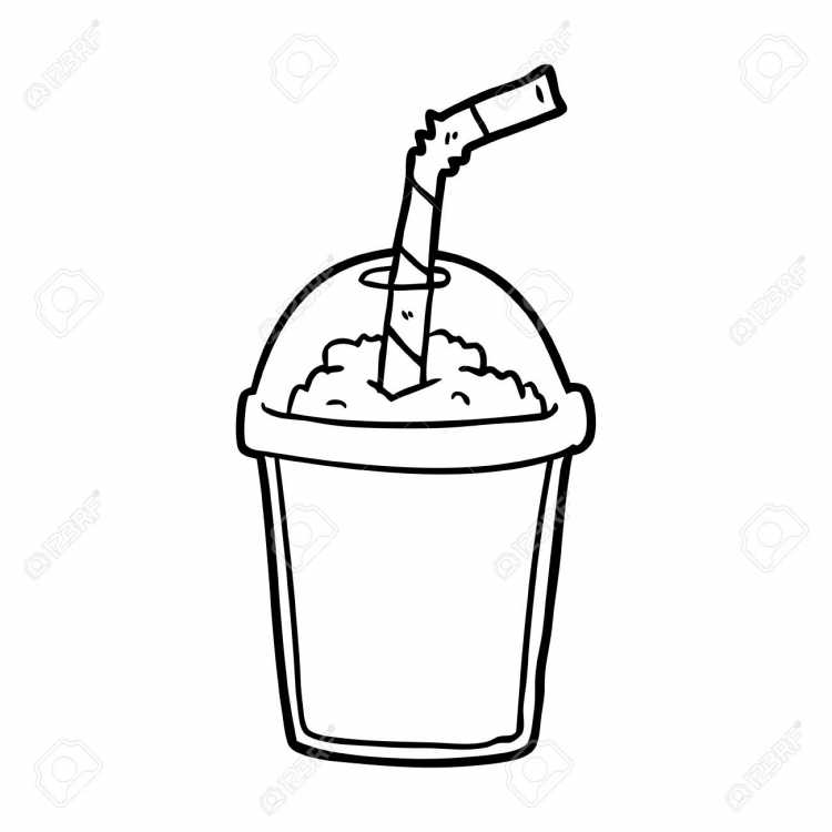 Раскраска мини коктейли