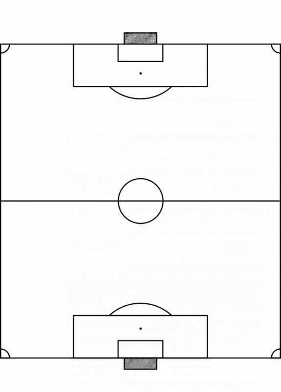 Схема расстановки игроков на футбольном поле