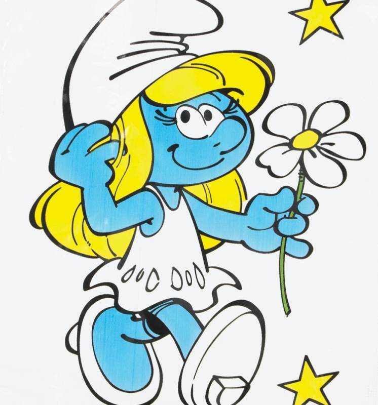 Смурфетта раскраска