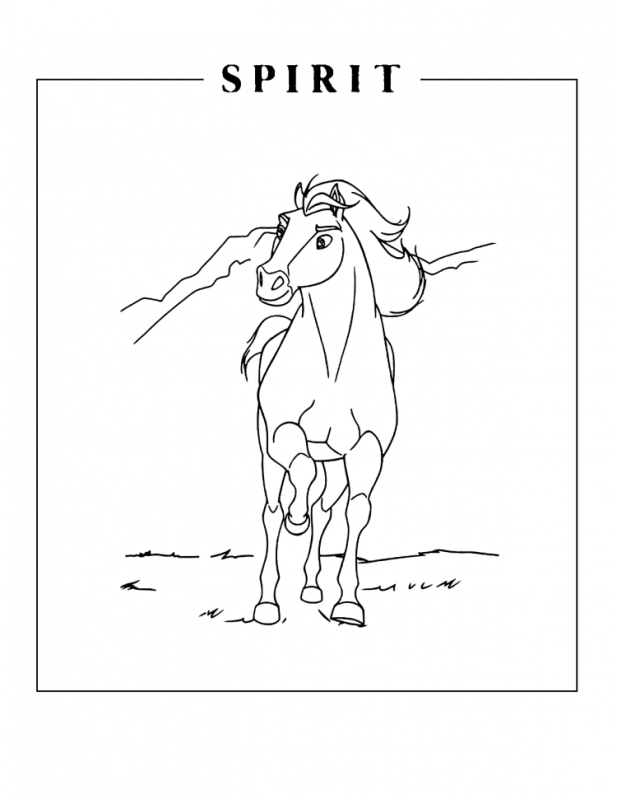 Раскраска человек на лошади