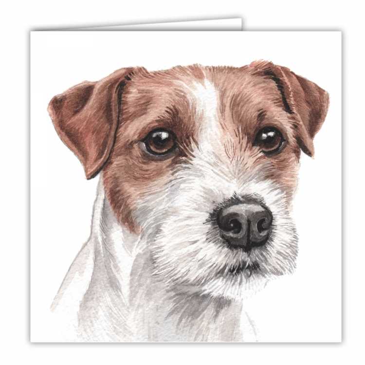 Шаблончик собачка Джек Рассел терьер