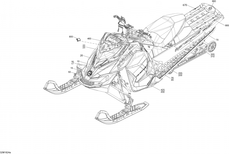 Контур снегохода