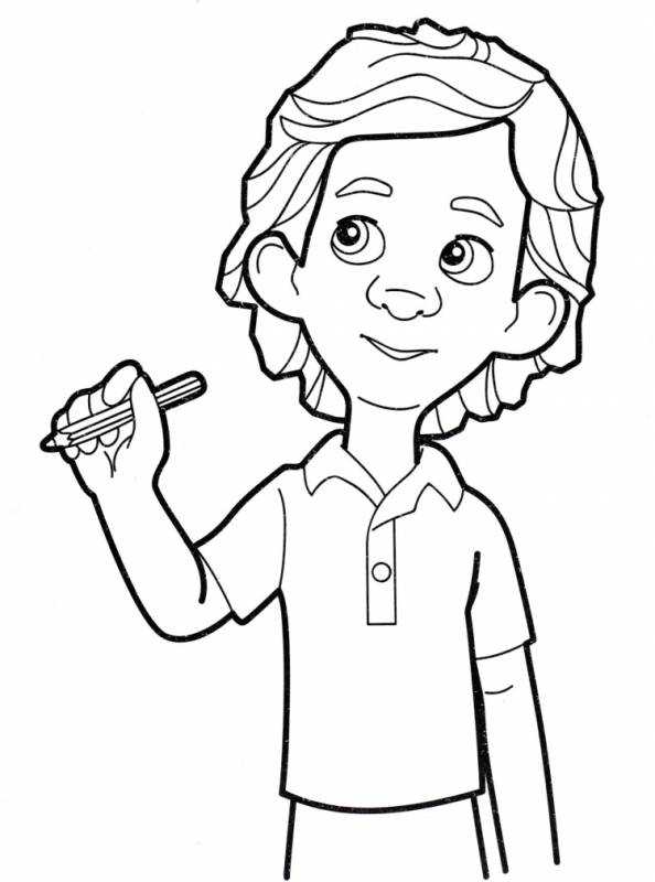 Мастер Феликс младший раскраска