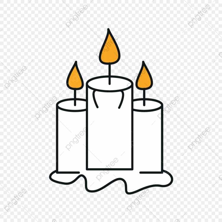 Свеча трафарет