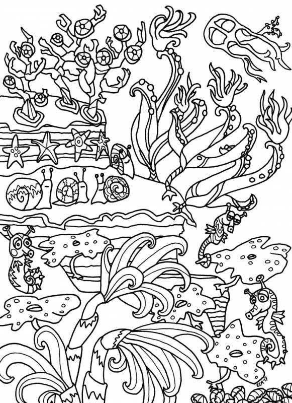 Экологические раскраски