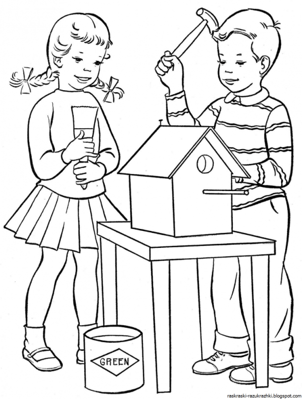 Раскраска добро