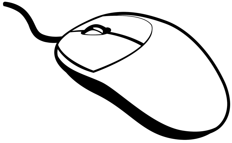 Компьютерная мышь раскраска