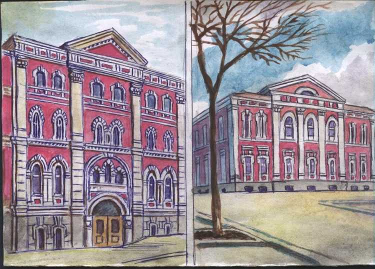 Эскиз бального зала