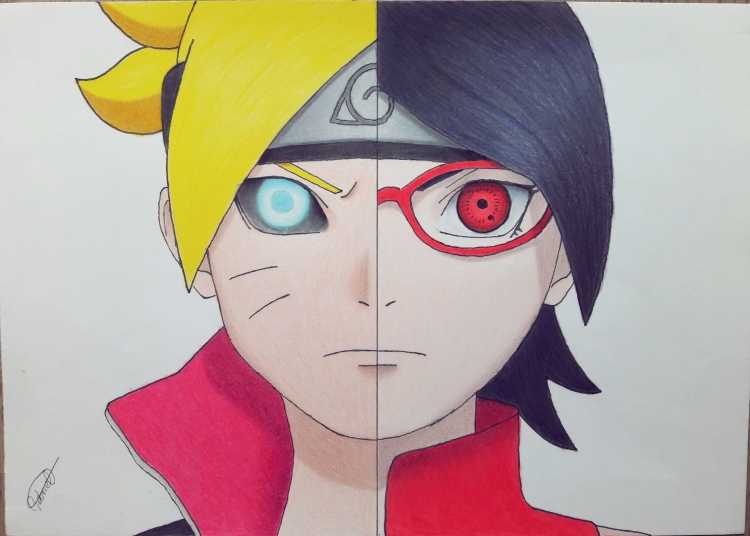 Боруто Джоган и Сарада