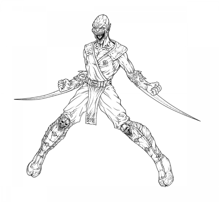 Скорпион мортал комбат