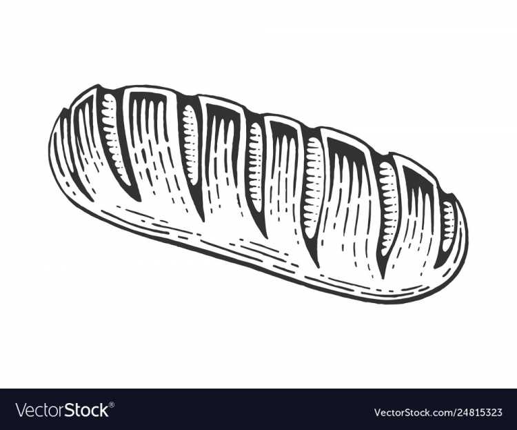 Буханка хлеба эскиз