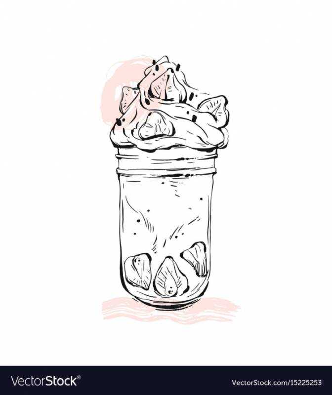 Коктейли для срисовки легкие