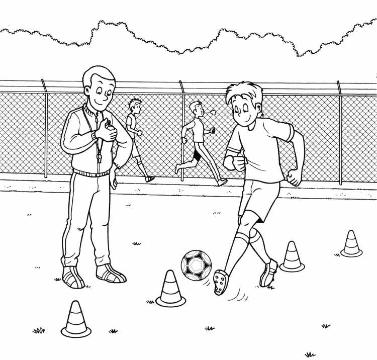 Разрисовка футбольного поля