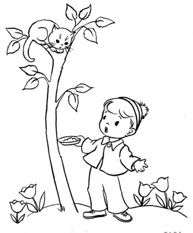 Раскраска дети дружат