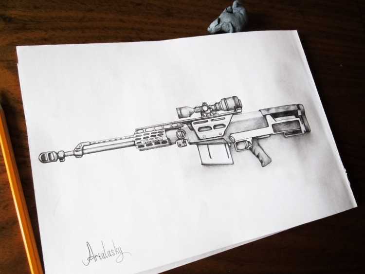 Оружие варфейс карандашом