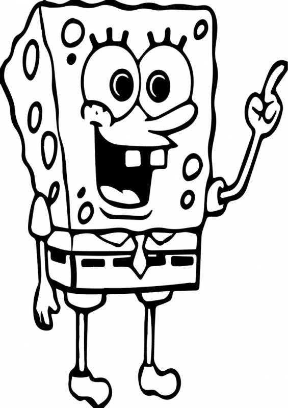 Спанч Боб для рисования